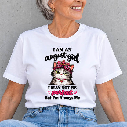 AUGUST GIRL CAT SHIRT – ALWAYS ME - FOR WOMEN - TLEE08 (SKU2610-100-08)