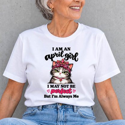APRIL GIRL CAT SHIRT – ALWAYS ME - FOR WOMEN - TLEE04 (SKU2610-100-04)