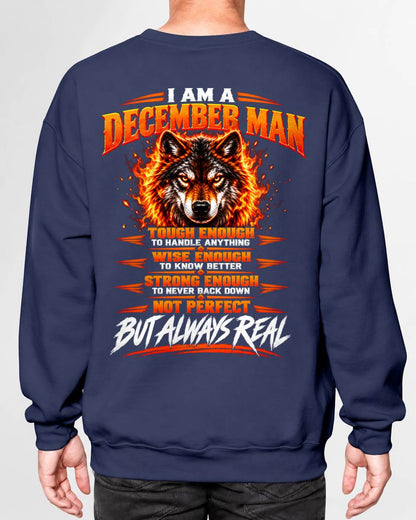 DECEMBER – NOT PERFECT BUT ALWAYS REAL , WOLF SHIRT - FOR MAN - TLEE12 (SKU2610-56-12)