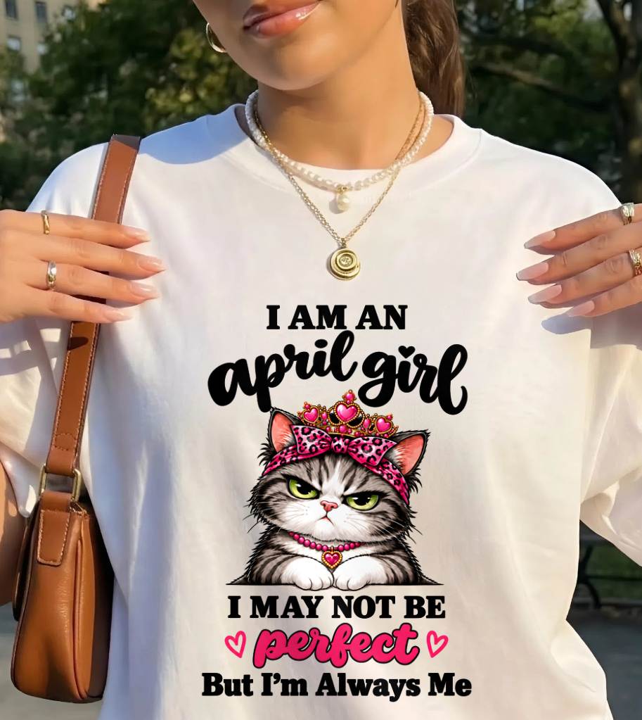 APRIL GIRL CAT SHIRT – ALWAYS ME - FOR WOMEN - TLEE04 (SKU2610-100-04)