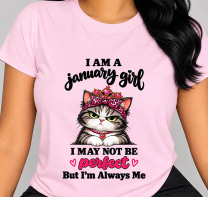 JANUARY GIRL CAT SHIRT – ALWAYS ME - FOR WOMEN - TLEE01 (SKU2610-100-01)