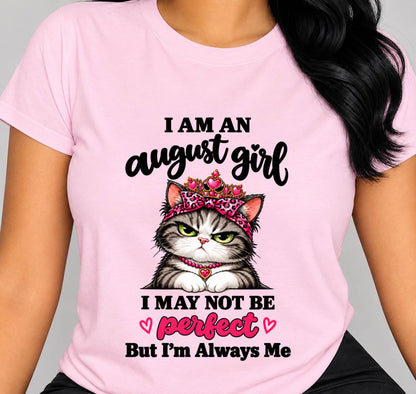 AUGUST GIRL CAT SHIRT – ALWAYS ME - FOR WOMEN - TLEE08 (SKU2610-100-08)