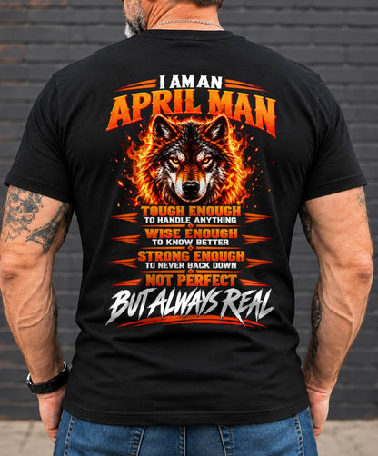 APRIL – NOT PERFECT BUT ALWAYS REAL , WOLF SHIRT - FOR MAN - TLEE04 (SKU2610-56-04)