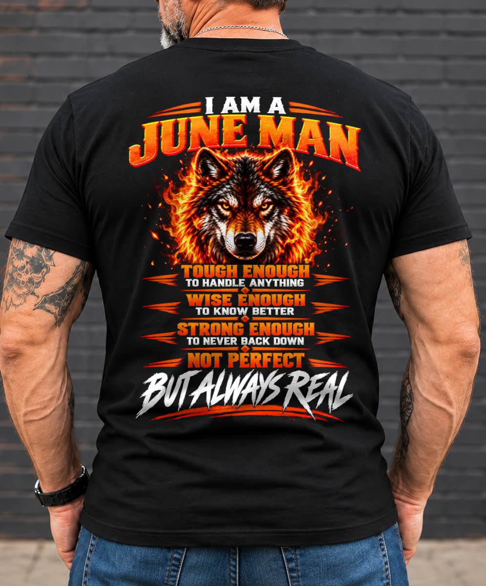 JUNE – NOT PERFECT BUT ALWAYS REAL , WOLF SHIRT - FOR MAN - TLEE06 (SKU2610-56-06)