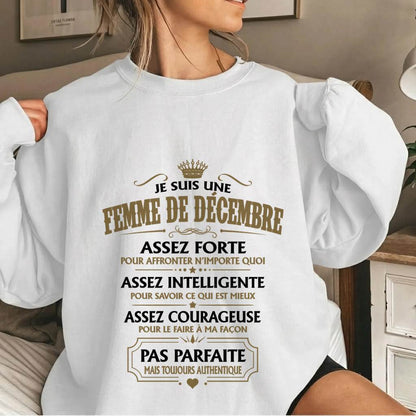 JE SUIS UNE FEMME DE DÉCEMBRE - fma TLEE12 (SKU2609-38-12)