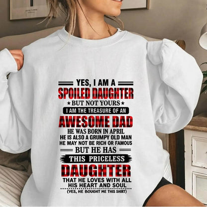 APRIL - DAD’S SPOILED DAUGHTER - FROM DAD - TLEE04 (SKU2609-31-04)