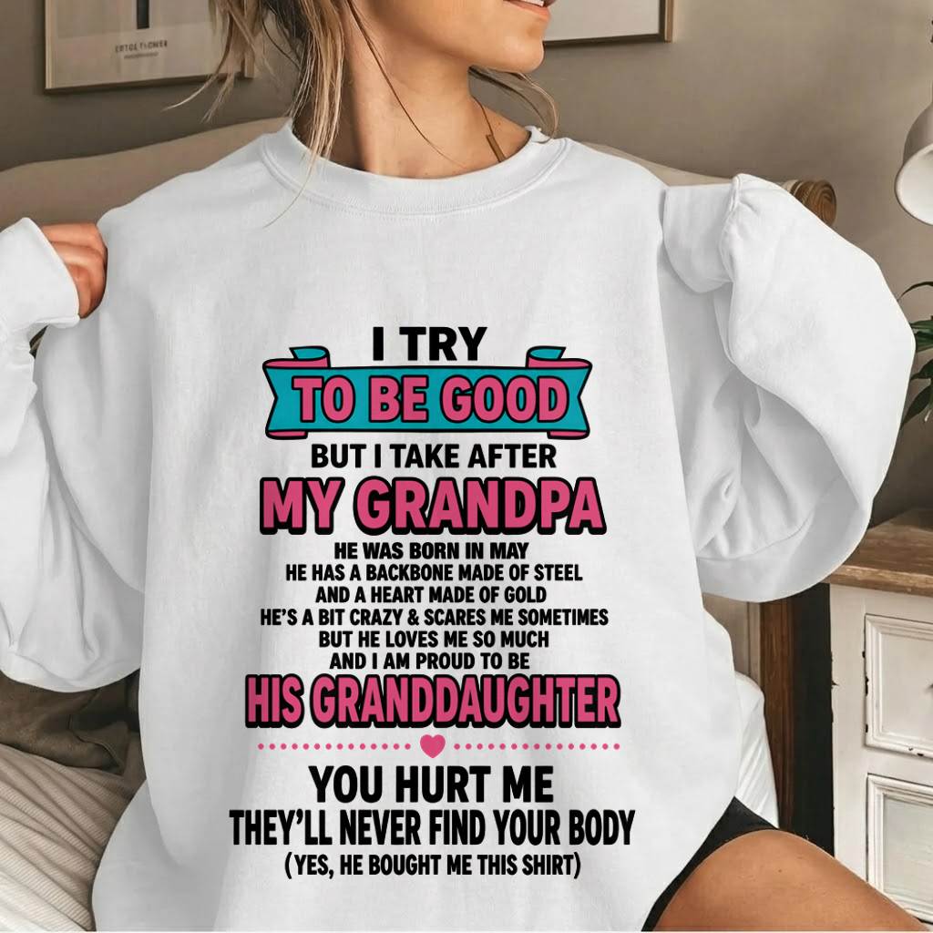 MAY - I TRY TO BE GOOD BUT I TAKE AFTER MY GRANDPA - FROM GRANDPA - TLEE05 (SKU2606-212-05)