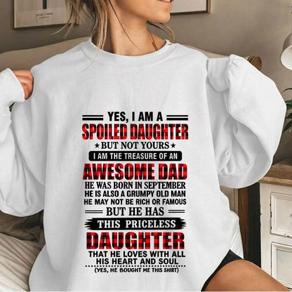 SEPTEMBER - DAD’S SPOILED DAUGHTER - FROM DAD - TLEE09 (SKU2609-31-09)
