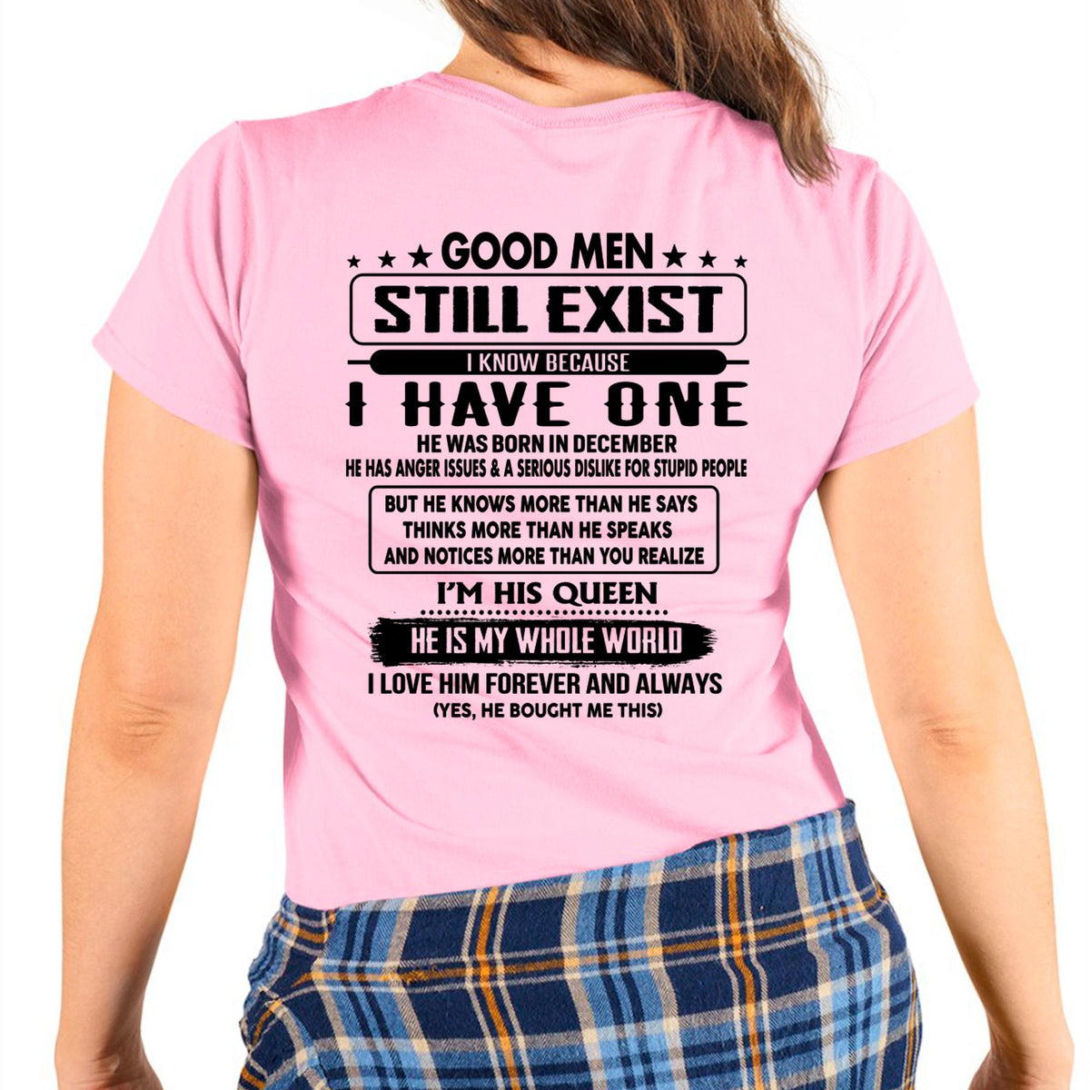 December - Good men Still Exist - gift for your girlfriend, wife from Husband - TLEE12 (SKU-GMSAU-12)