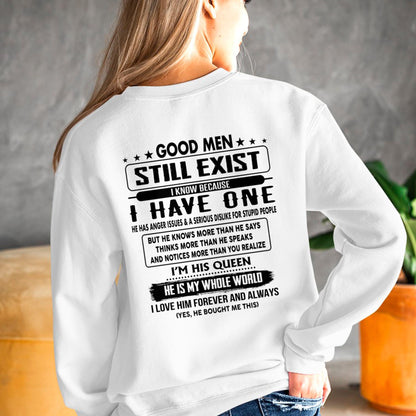 Good men Still Exist - gift for your girlfriend, wife from Husband - TLEE00 (SKU-GMSAU-00)