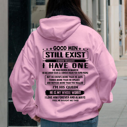 March - Good men Still Exist - gift for your girlfriend, wife from Husband - TLEE03 (SKU-GMSAU-03)