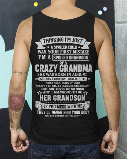 AUGUST - GRANDMA’S PROTECTION MODE: ON - FROM GRANDMA - TLEE08 (SKU2607-06-08)