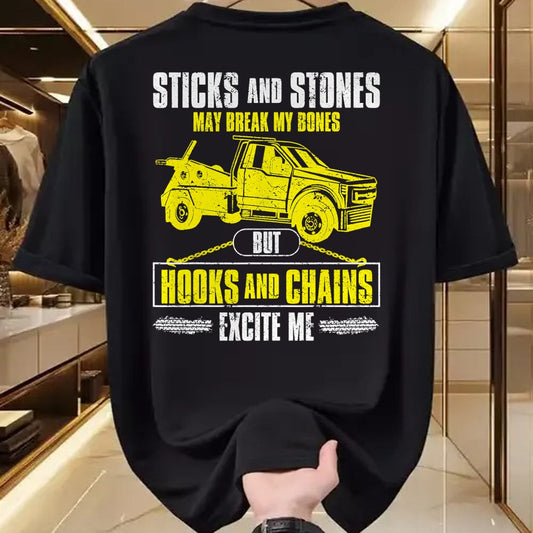 Best Truck Driver Life Shirt, Funny Trucker UnisexT-Shirt/Hoodie/Sweatshirt HLT00 - Tow Truck Driver Breakdown Lorry - Thin Yellow Line Trucker T-Shirt Small
