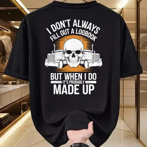 Best Truck Driver Life Shirt, Funny Trucker UnisexT-Shirt/Hoodie/Sweatshirt HLT00 - Best Truck Driver Art for Men Dad Women Trucking CDL Trucker T-Shirt (7)