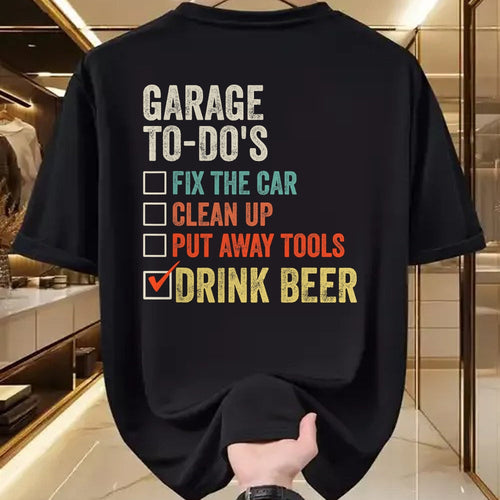 Best Mechanic Life Shirt, Funny Mechanic UnisexT-Shirt/Hoodie/Sweatshirt HLT00 - I'll Be in The Garage T-Shirt, Men, Black, 3X-Large