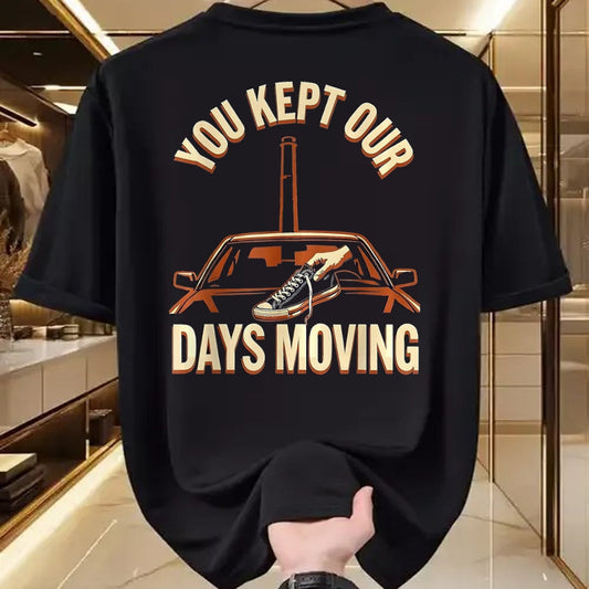 Best Truck Driver Life Shirt, Funny Trucker UnisexT-Shirt/Hoodie/Sweatshirt HLT00 - You Kept Our Days Moving Truck Driver Appreciation Week Gift T-Shirt, Women, Black, XX-Large