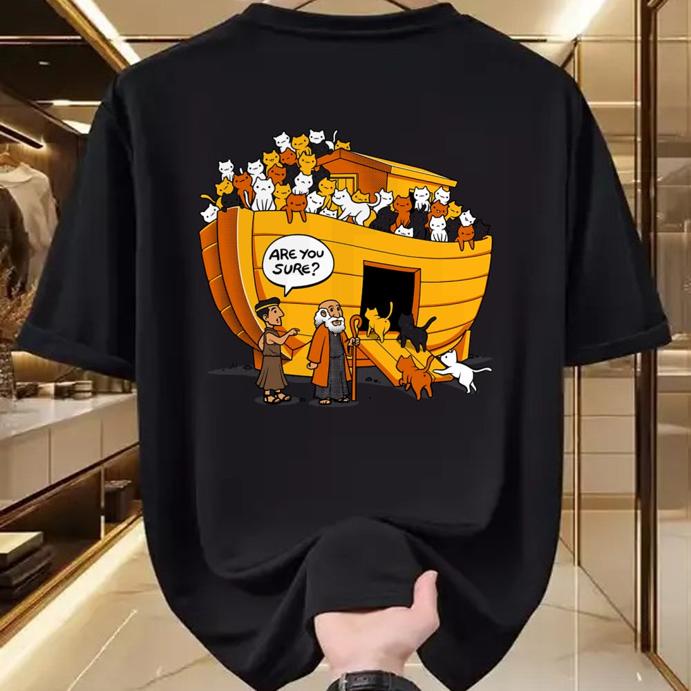 Cat Love Shirt, Funny Cat Lover Gift UnisexT-Shirt/Hoodie/Sweatshirt HLT00 - Noah_s Ark Cats Breeds Religious Christian Cat Lover Bible T-Shirt