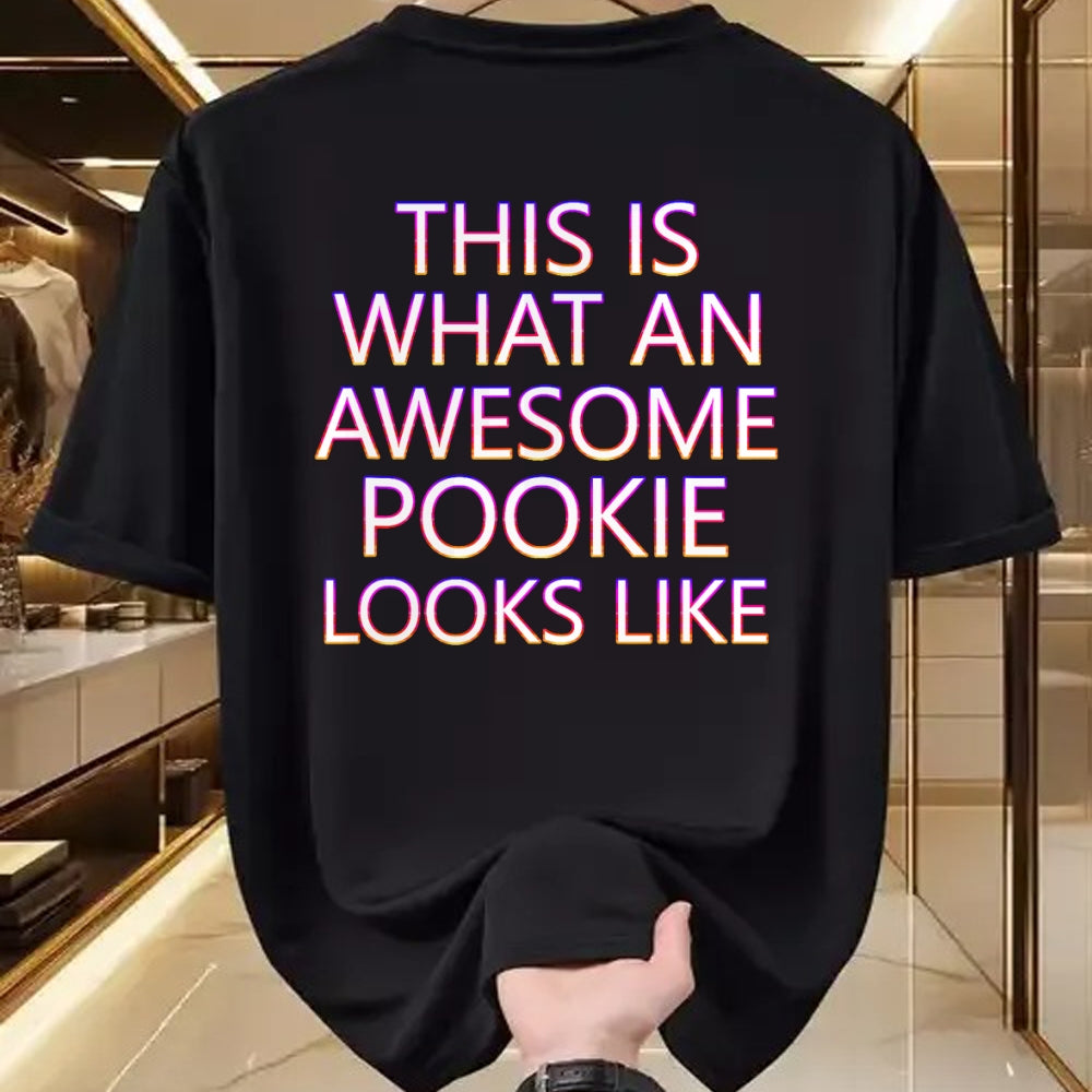 Best Wife Shirt, Wife and Husband Unisex T-Shirt/Hoodie/Sweatshirt HLT00 - Awesome Pookie White Letters Cute Husband Wife Funny Couple T-Shirt