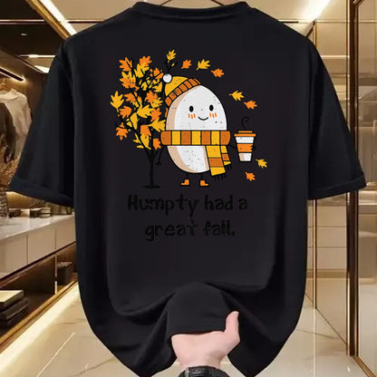 Best Thanksgiving Family Shirt , Funny Thanksgiving UnisexT-Shirt/Hoodie/Sweatshirt HLT00 - Humpty Had A Great Fall Funny Autumn Distressed Washed Look T-Shirt