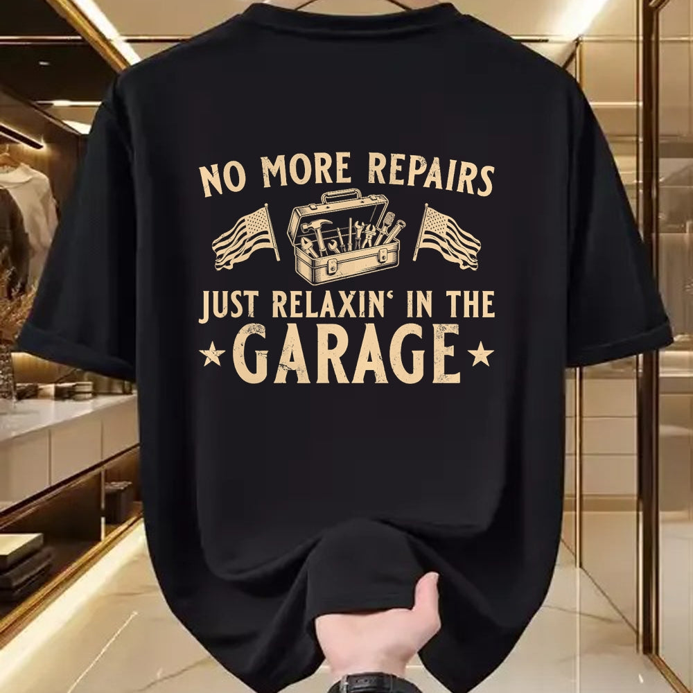 Best Mechanic Life Shirt, Funny Mechanic UnisexT-Shirt/Hoodie/Sweatshirt HLT00 - Mens Mechanic No More Repairs Just Relaxin' Retired T-Shirt