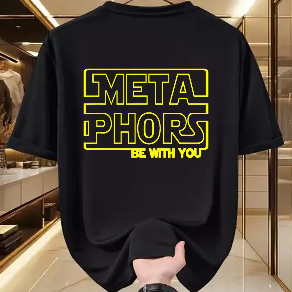 Best Teacher Shirt, Funny Teacher UnisexT-Shirt/Hoodie/Sweatshirt HLT00 - Metaphors Be with You Funny English Teacher Shirts Tee T-Shirt