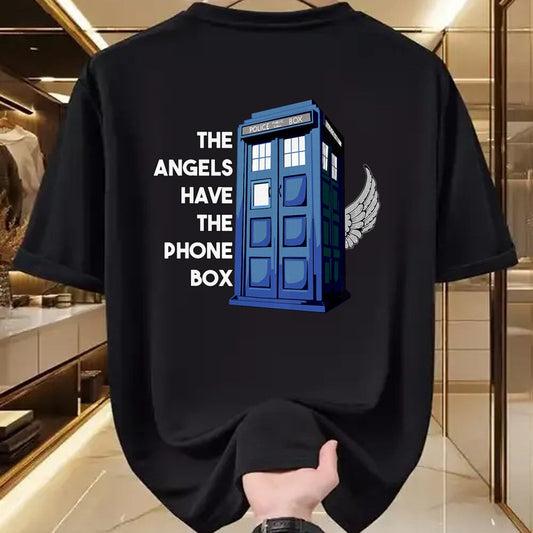 Best Doctor Shirt, Funny Doctor UnisexT-Shirt/Hoodie/Sweatshirt HLT00 - The Angels Have The Phone Box T-Shirt