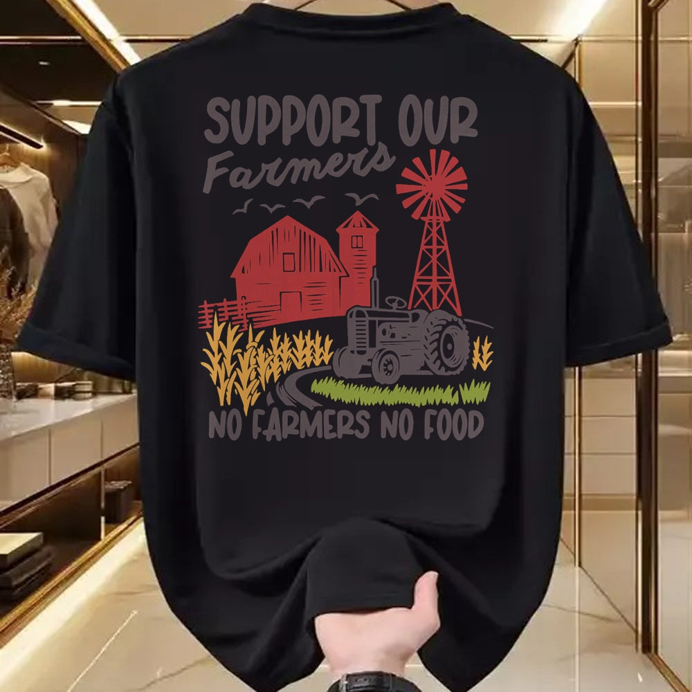 Best Farmer Life Shirt, Funny Farmer UnisexT-Shirt/Hoodie/Sweatshirt HLT00 - Support Our Farmer No Farmers No Food T-Shirt
