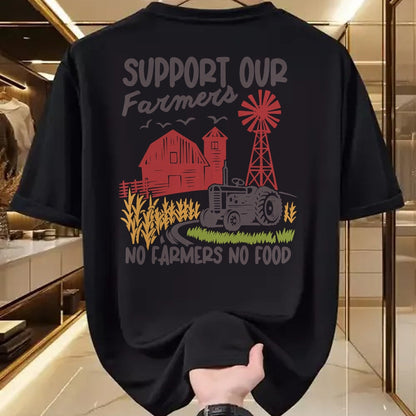 Best Farmer Life Shirt, Funny Farmer UnisexT-Shirt/Hoodie/Sweatshirt HLT00 - Support Our Farmer No Farmers No Food T-Shirt