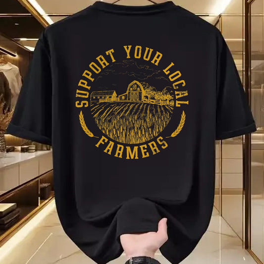 Best Farmer Life Shirt, Funny Farmer UnisexT-Shirt/Hoodie/Sweatshirt HLT00 - Vintage Support Your Local Farmers Farming Farm Farmer T-Shirt