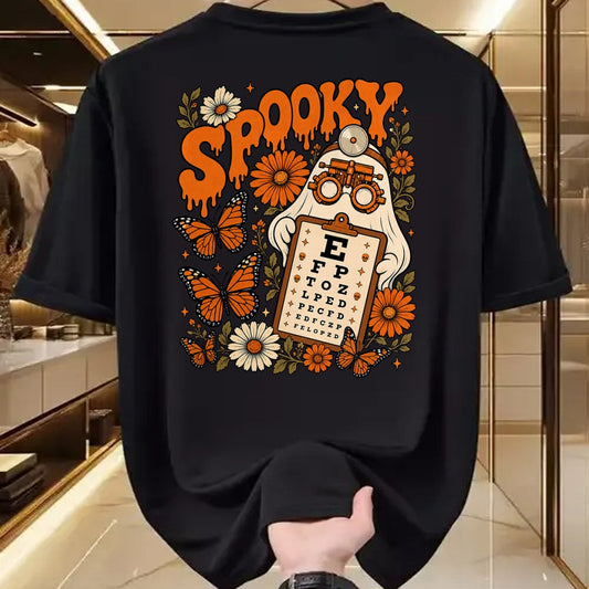 Best Doctor Shirt, Funny Doctor UnisexT-Shirt/Hoodie/Sweatshirt HLT00 - Spooky Ghost Boo Vision Squad Optometrist Halloween Eye Dr T-Shirt