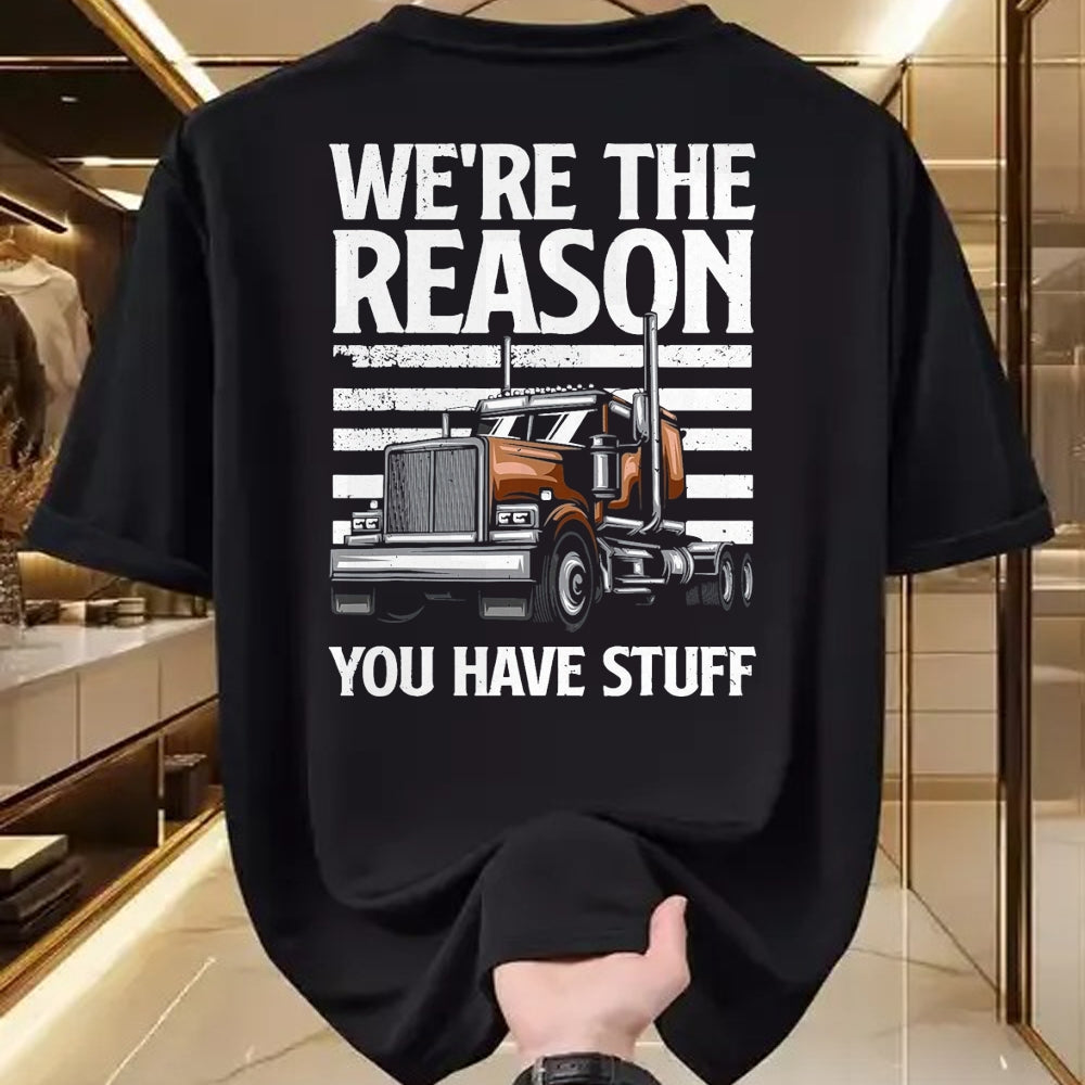Best Truck Driver Life Shirt, Funny Trucker UnisexT-Shirt/Hoodie/Sweatshirt HLT00 - Funny Trucker Design for Men Women Semi Truck Driver Lover T-Shirt, Men, Black, 3X-Large