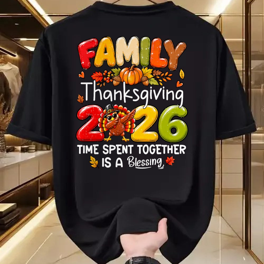 Best Thanksgiving Family Shirt , Funny Thanksgiving UnisexT-Shirt/Hoodie/Sweatshirt HLT00 - Family Thanksgiving 2026 Thanksgiving Crew Turkey Matching T-Shirt (1)