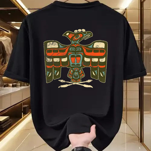 Native American T-Shirts, Vintage Native American Unisex T-Shirt/Hoodie/Sweatshirt HLT00 - vintage Native American Indian Totem Bird Art