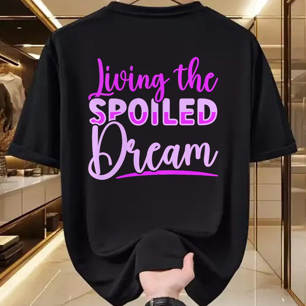 Best Wife Shirt, Wife and Husband Unisex T-Shirt/Hoodie/Sweatshirt HLT00 - Gift for wife T shirt, spoiled wife   Womens Spoiled Wife Living The Spoiled Dream V-Neck T-Shirt (1)