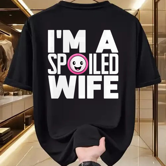 Best Wife Shirt, Wife and Husband Unisex T-Shirt/Hoodie/Sweatshirt HLT00 - Gift for wife T shirt, spoiled wife   I'm a Spoiled Wife T-Shirt