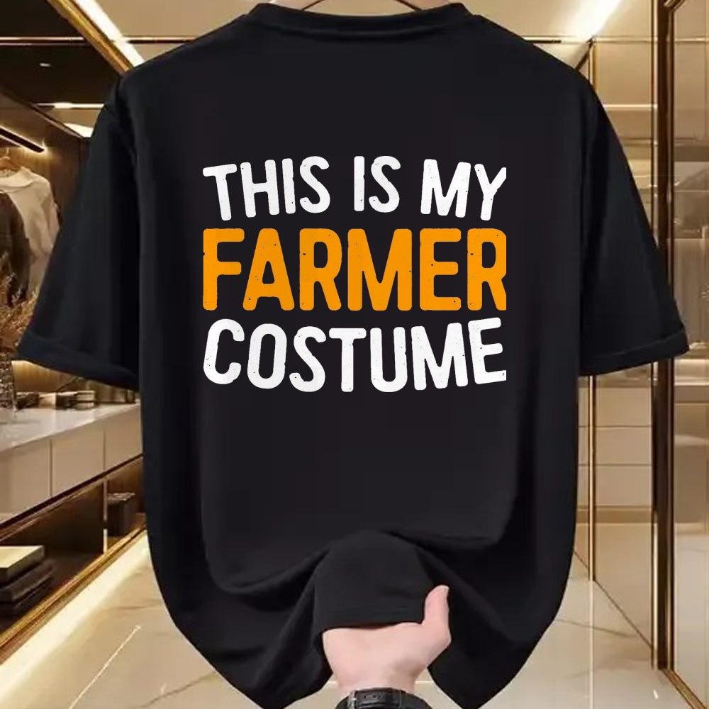Best Farmer Life Shirt, Funny Farmer UnisexT-Shirt/Hoodie/Sweatshirt HLT00 - This is My Farmer Costume Shirt Adult Kids Farmer Costume T-Shirt, Men, Black, Medium
