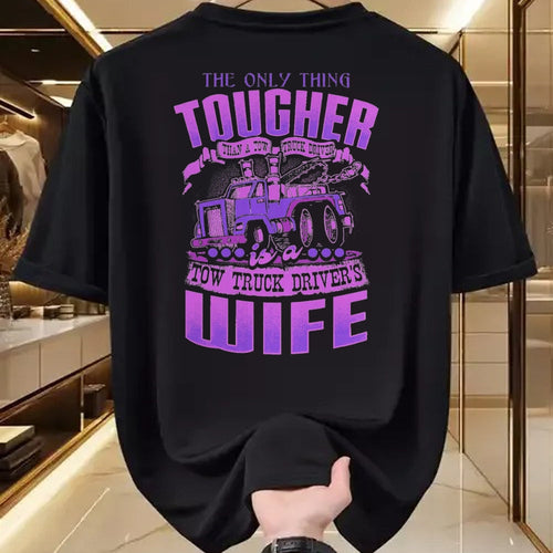 Best Truck Driver Life Shirt, Funny Trucker UnisexT-Shirt/Hoodie/Sweatshirt HLT00 - Tow Truck Drivers Wife Funny Tow Truck Drivers T-Shirt, Men, Black, X-Large