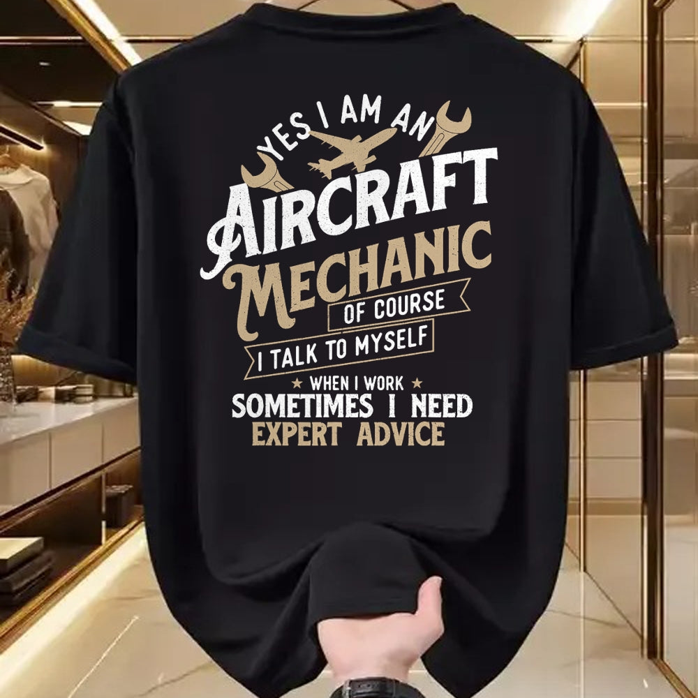 Best Mechanic Life Shirt, Funny Mechanic UnisexT-Shirt/Hoodie/Sweatshirt HLT00 - Yes I Am an Aircraft Mechanic - Airplane Aviation Technician T-Shirt