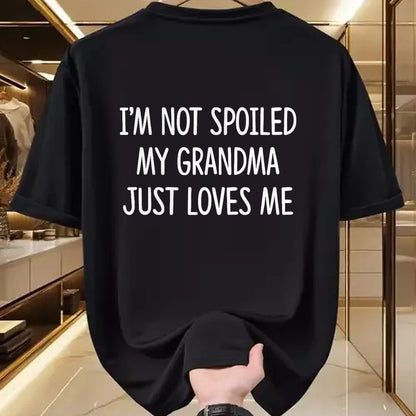 Best Wife Shirt, Wife and Husband Unisex T-Shirt/Hoodie/Sweatshirt HLT00 - I'm Not Spoiled - My Grandma Just Loves Me - T-Shirt
