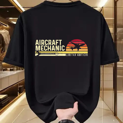 Best Mechanic Life Shirt, Funny Mechanic UnisexT-Shirt/Hoodie/Sweatshirt HLT00 - Aircraft Mechanic Limited Edition - Airplane Aviation Lover T-Shirt, Men, Black, 3X-Large