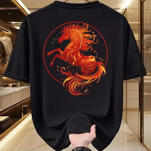 Best Horse Lover Shirt , Funny Horse UnisexT-Shirt/Hoodie/Sweatshirt HLT00 - Year of The Fire Horse 2026 Chinese New Year Strength T-Shirt