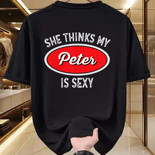 Best Truck Driver Life Shirt, Funny Trucker UnisexT-Shirt/Hoodie/Sweatshirt HLT00 - Funny Truck Driver T-Shirt - She Thinks My Peter is Sexy T-Shirt