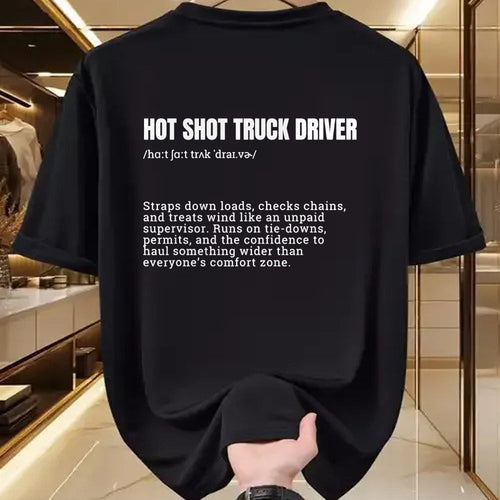 Best Truck Driver Life Shirt, Funny Trucker UnisexT-Shirt/Hoodie/Sweatshirt HLT00 - Hot Shot Truck Driver Definition Funny Trucker T-Shirt