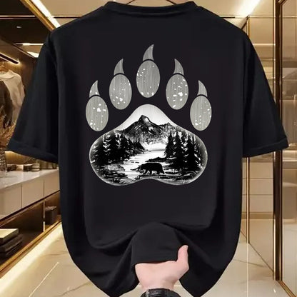 Native American T-Shirts, Vintage Native American Unisex T-Shirt/Hoodie/Sweatshirt HLT00 - Native American Indian Bear Claws Funny Mountain Animal Gift