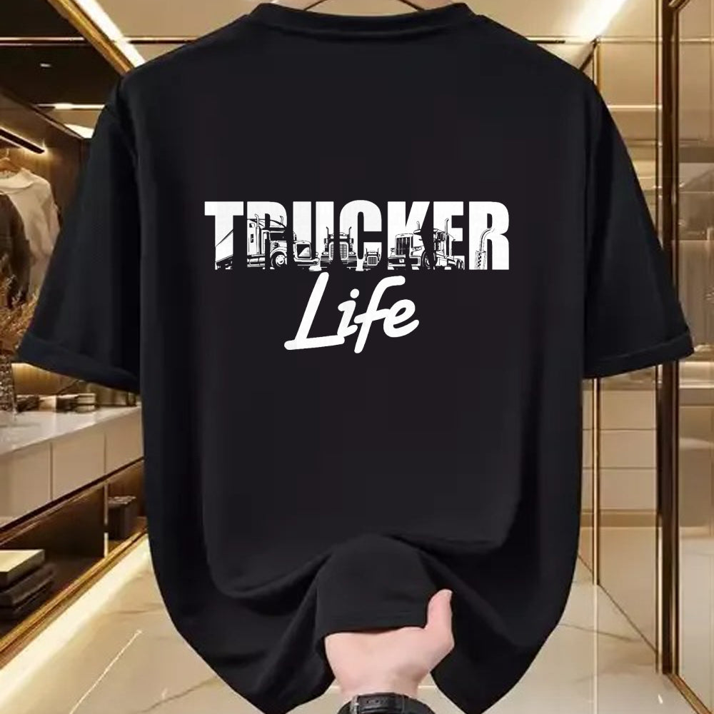 Best Truck Driver Life Shirt, Funny Trucker UnisexT-Shirt/Hoodie/Sweatshirt HLT00 - Truck Driver Trucker Life T-Shirt