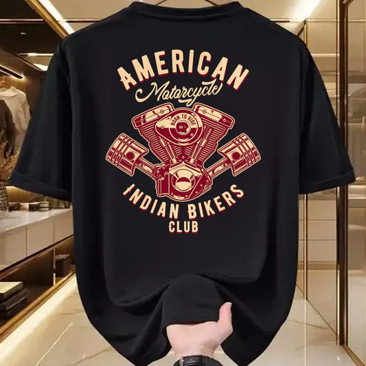 Native American T-Shirts, Vintage Native American Unisex T-Shirt/Hoodie/Sweatshirt HLT00 - native American Motorcycle Indian Bikers Club