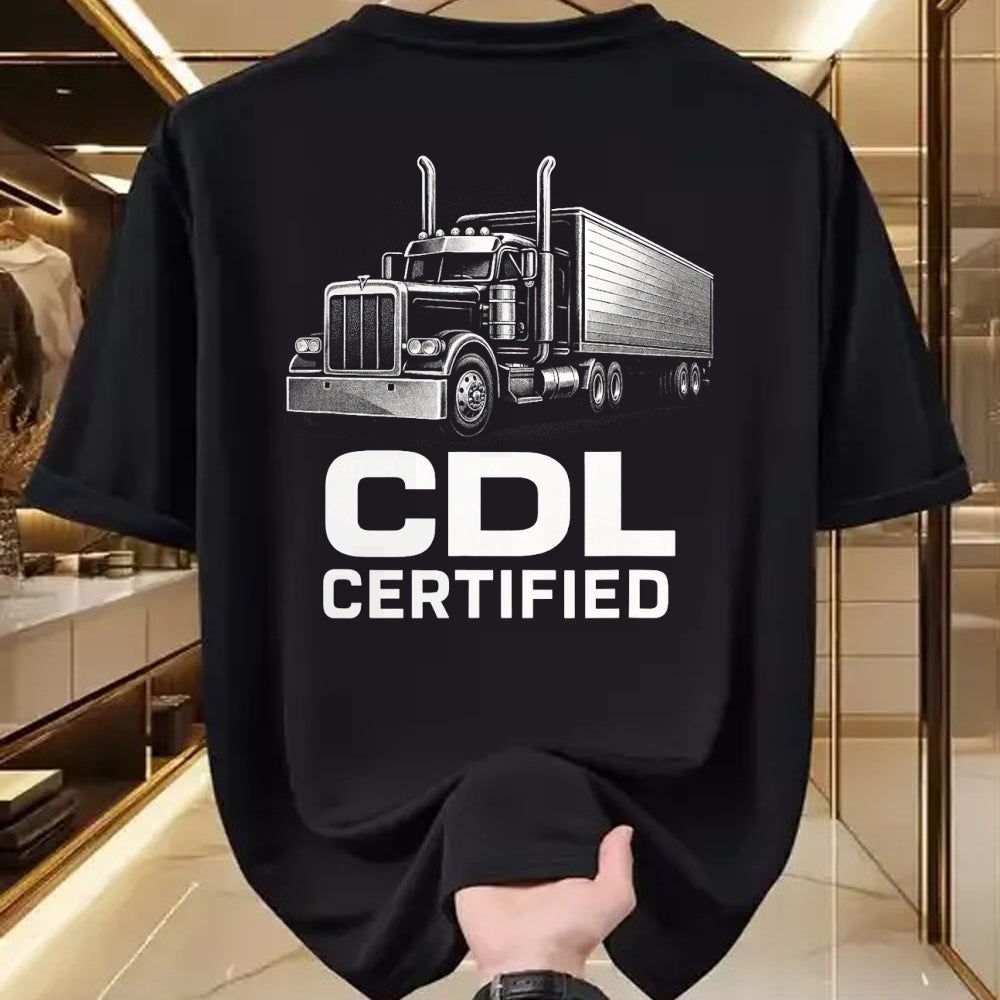 Best Truck Driver Life Shirt, Funny Trucker UnisexT-Shirt/Hoodie/Sweatshirt HLT00 - CDL Certified - Trucker Driver Funny Art T-Shirt