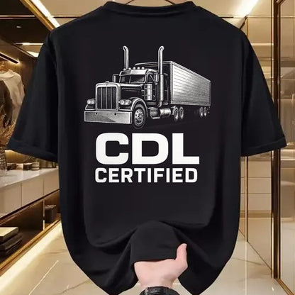 Best Truck Driver Life Shirt, Funny Trucker UnisexT-Shirt/Hoodie/Sweatshirt HLT00 - CDL Certified - Trucker Driver Funny Art T-Shirt