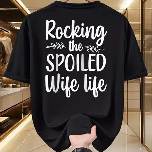 Best Wife Shirt, Wife and Husband Unisex T-Shirt/Hoodie/Sweatshirt HLT00 - Gift for wife T shirt, spoiled wife   Funny Spoiled Wife Art For Women Girls Husband Spoiled Wife Ra (18)