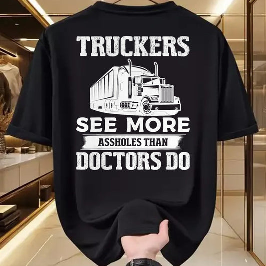 Best Truck Driver Life Shirt, Funny Trucker UnisexT-Shirt/Hoodie/Sweatshirt HLT00 - Truckers See More Funny Truck Driver Gifts for Trucking Dads T-Shirt